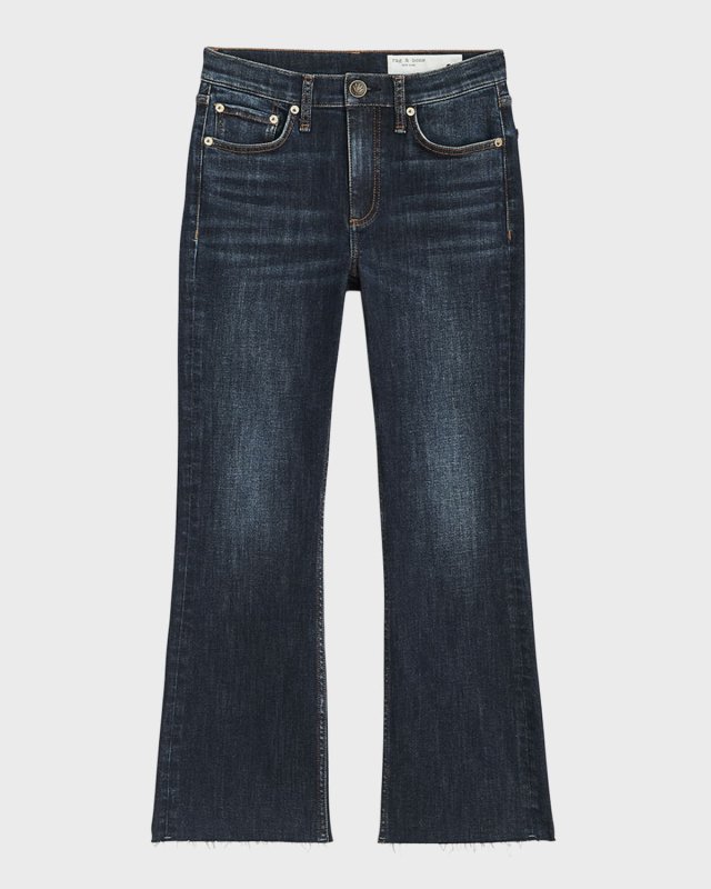 Peyton Mid-Rise Ankle Bootcut Jeans